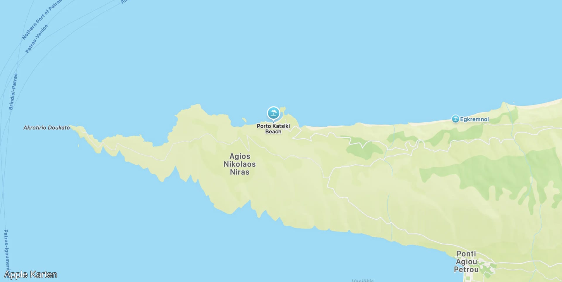 Porto Katsiki Beach auf Lefkas