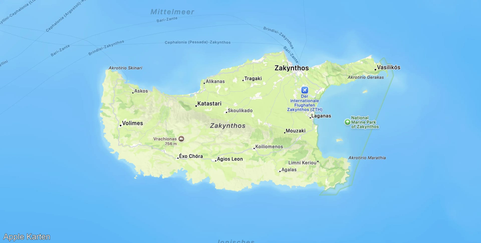Zakynthos mit Schildkröten und Navagio Beach